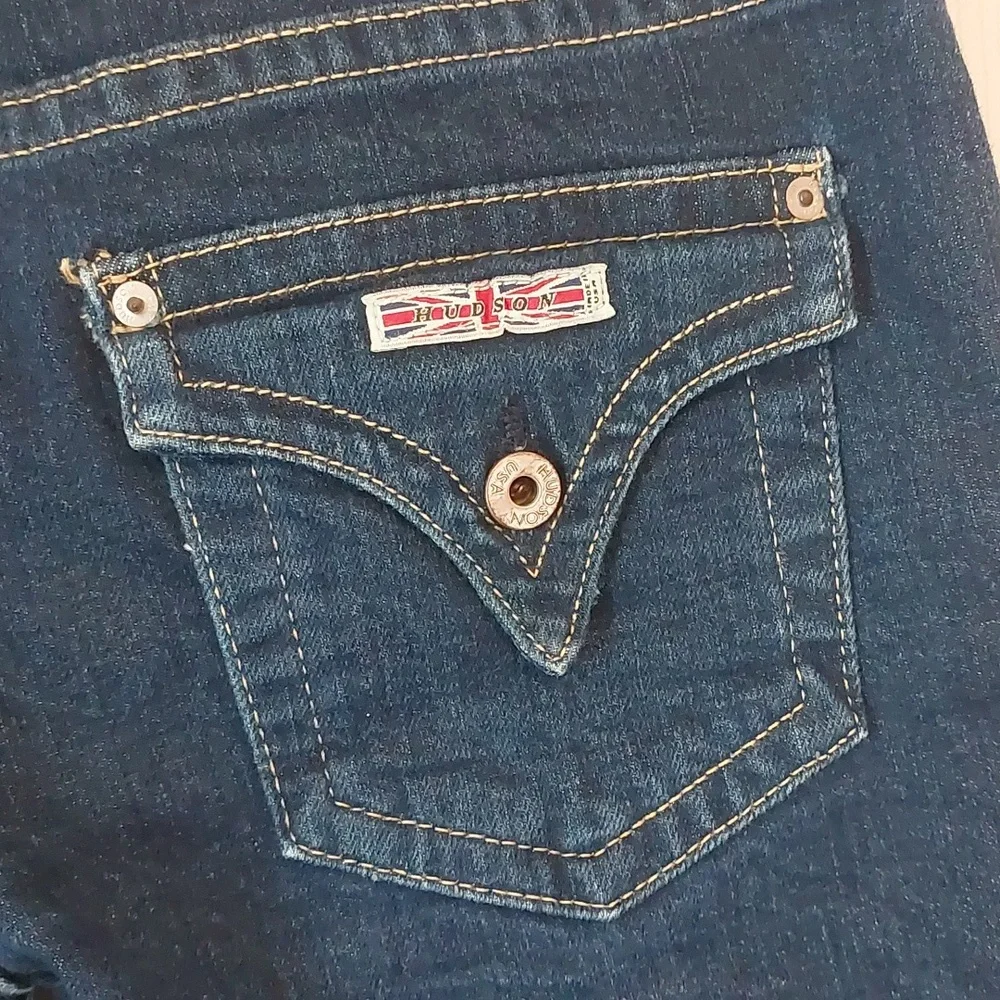 Hudson Jeans Pedal Pusher / Clam Digger Blue Denim Jeans Women's Size 28 - Picture 5 of 9